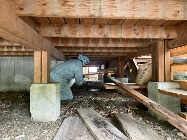 木造住宅のシロアリ駆除を徹底サポート
